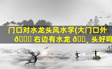 门口对水龙头风水学(大门口外 🐕 右边有水龙 🕸 头好吗)